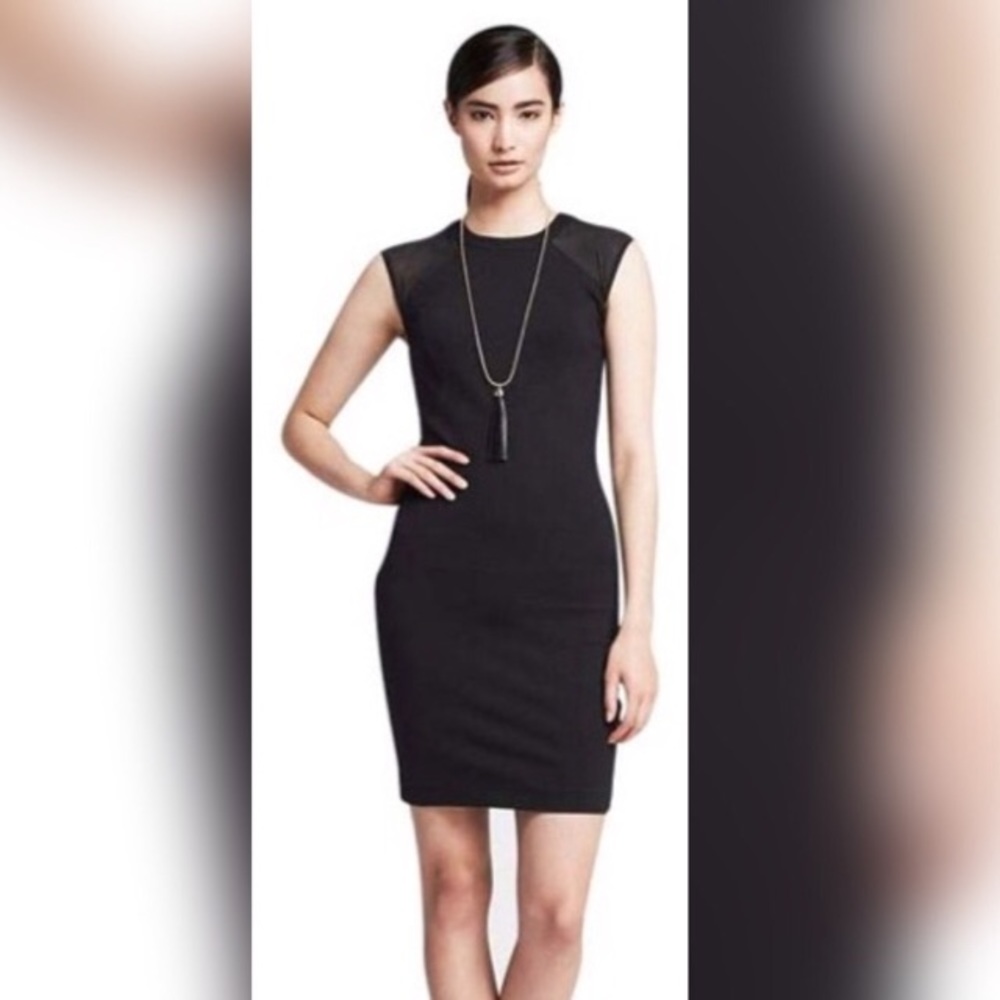 Banana Republic Mesh Sheath Dress